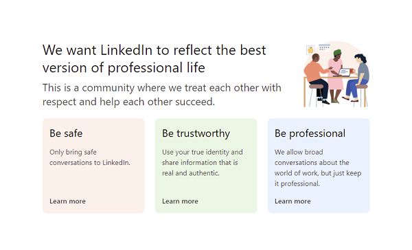 LinkedIn Updates Professional Community Policies to Better Reflect What's Not Allowed in the App